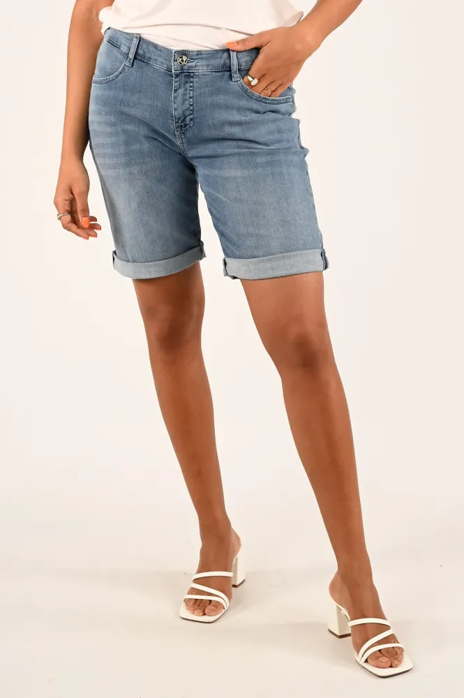 MAC SHORT BLUE DENIM  