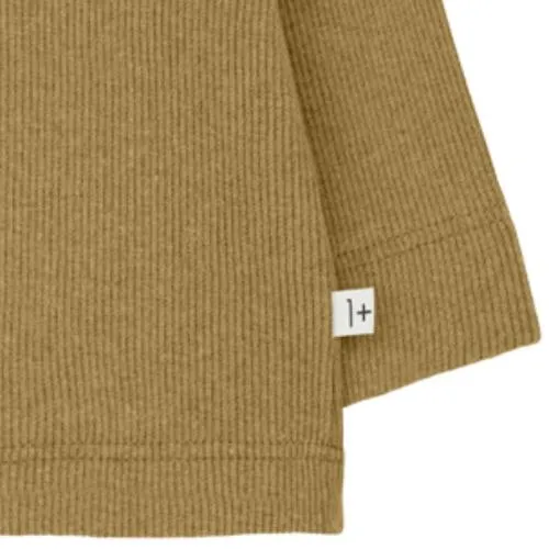 1+ IN THE FAMILY SANDAL HENLEY TSHIRT OCHRE | LONGSLEEVE