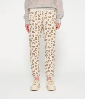 10 days cropped jogger leopard soft white melee 20-006-4203