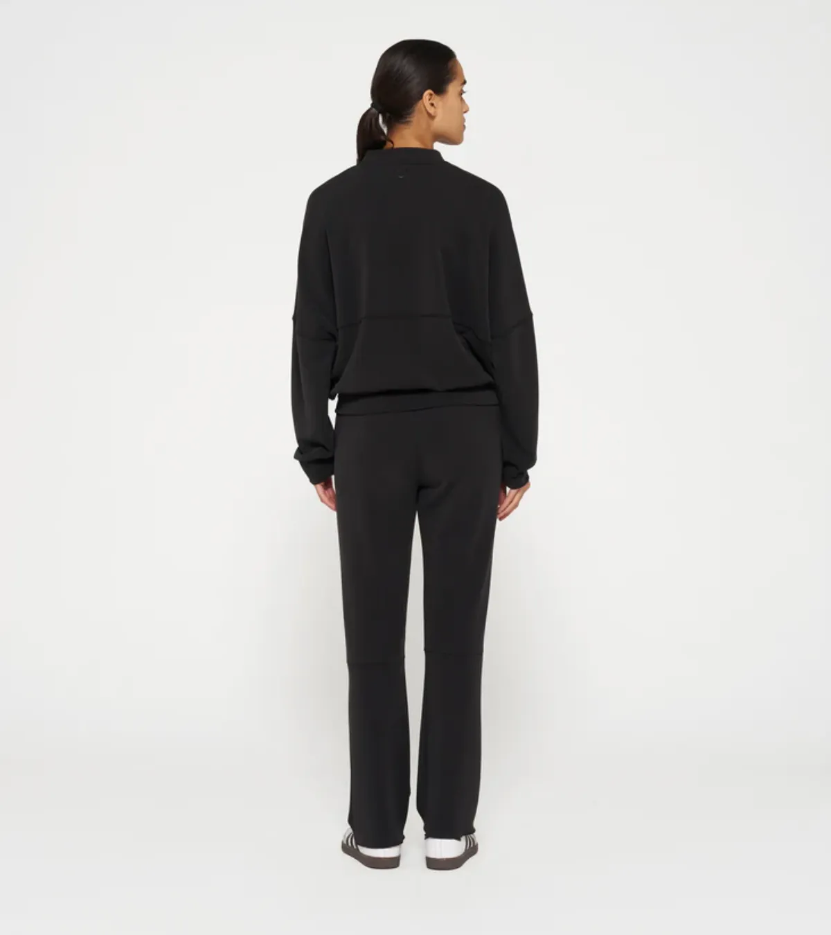 10DAYS Broek Straight jogger scuba Black