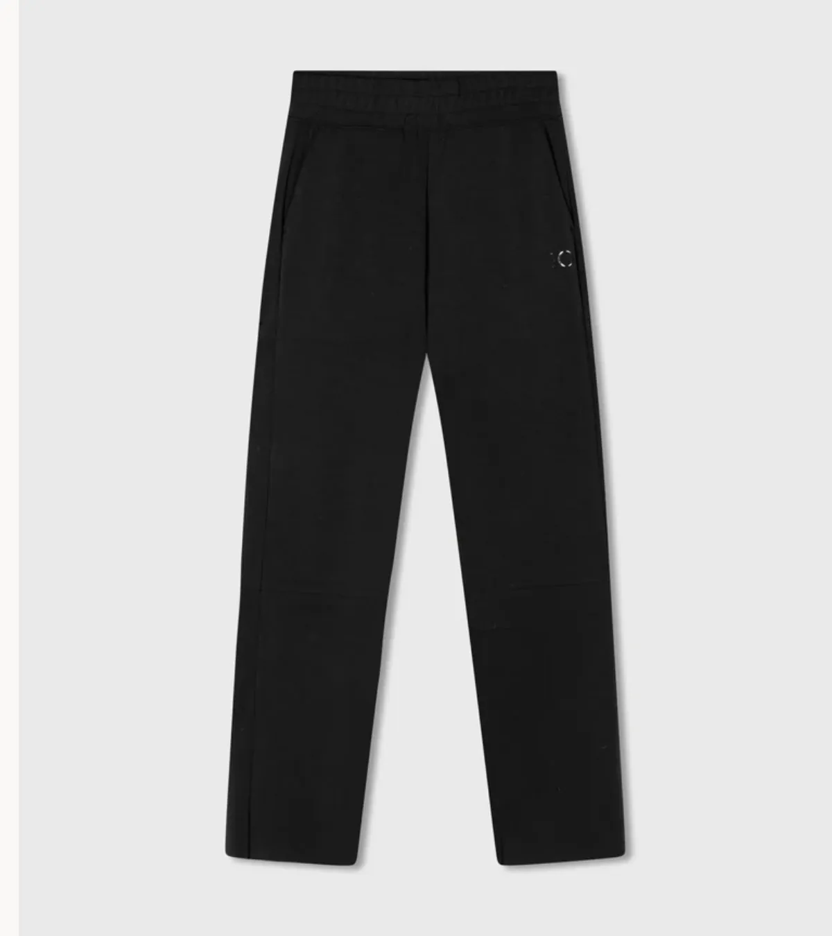 10DAYS Broek Straight jogger scuba Black