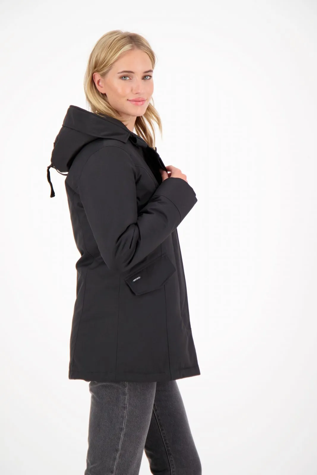 2 POCKET PARKA HERRINGBONE