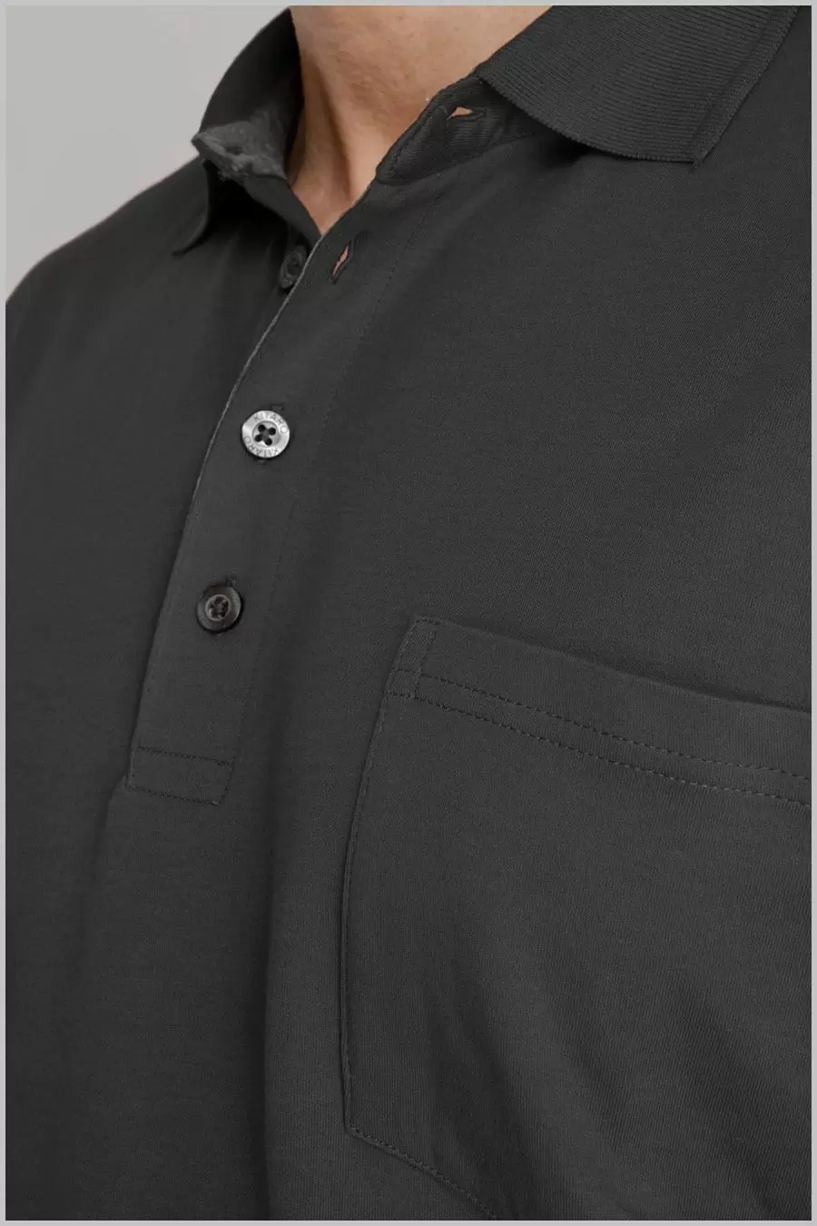 AANBIEDING: Lange mouw polo van Kitaro