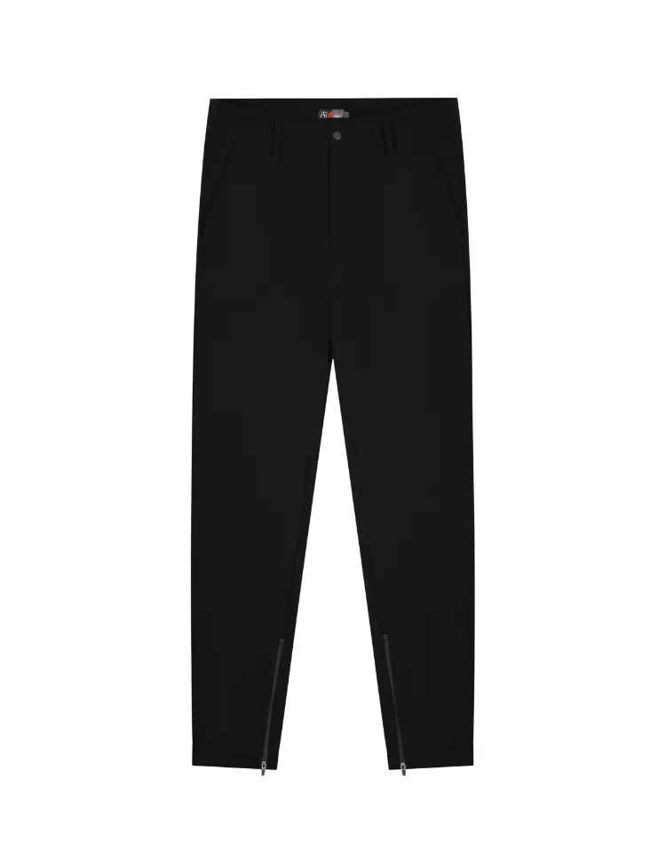 AB LIFESTYLE AB LIFESTYLE CASUAL RIB PANTS  JET BLACK