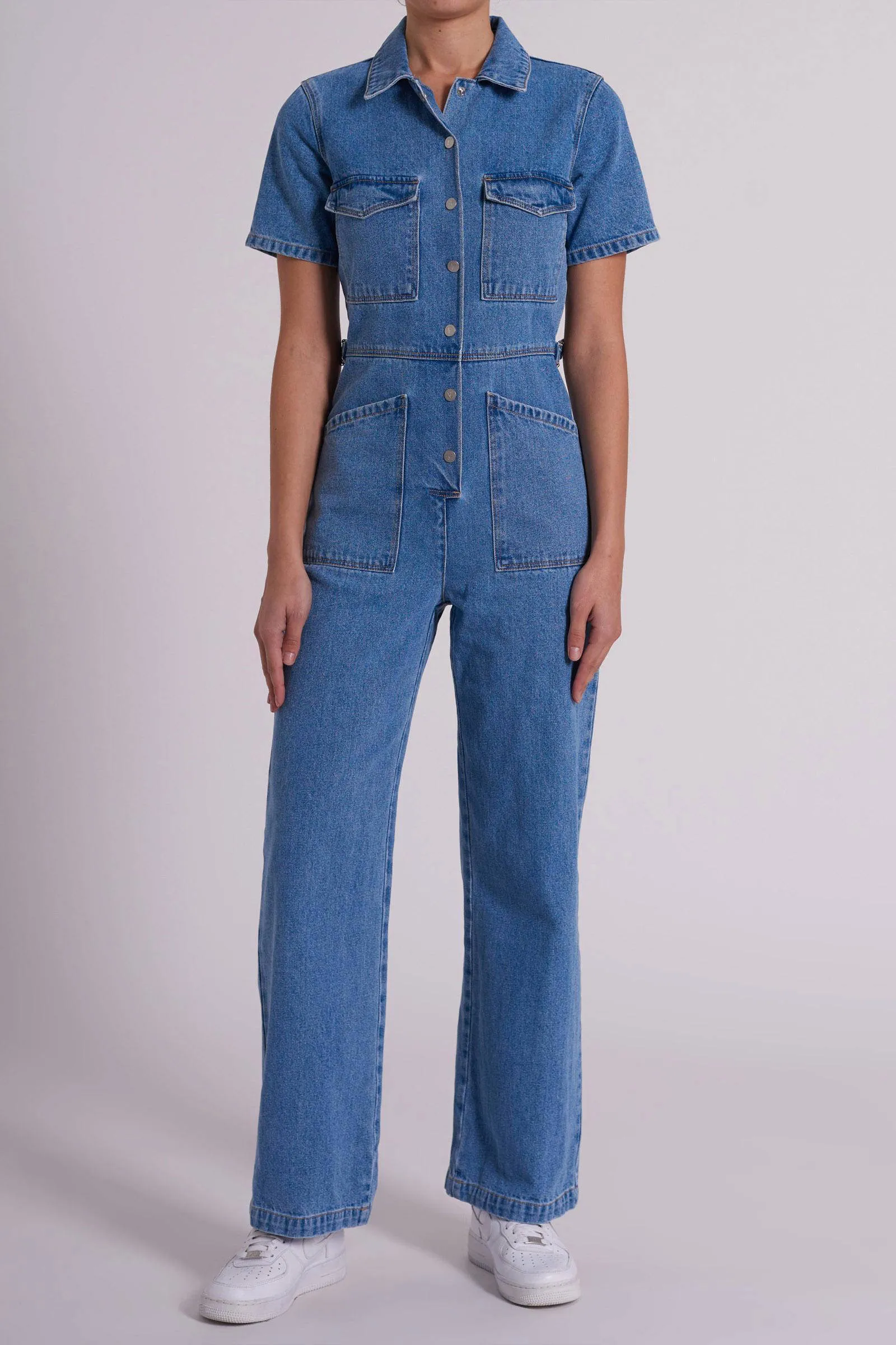 Abrand Jeans jumpsuit medium blue denim