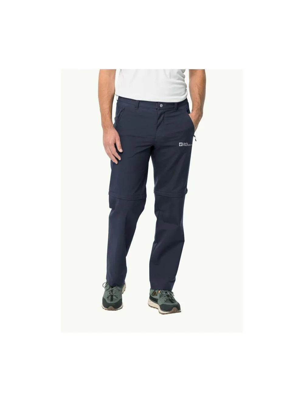 Active Track Zip Off M Night Blue uit het Jack Wolfskin Broeken assortiment
