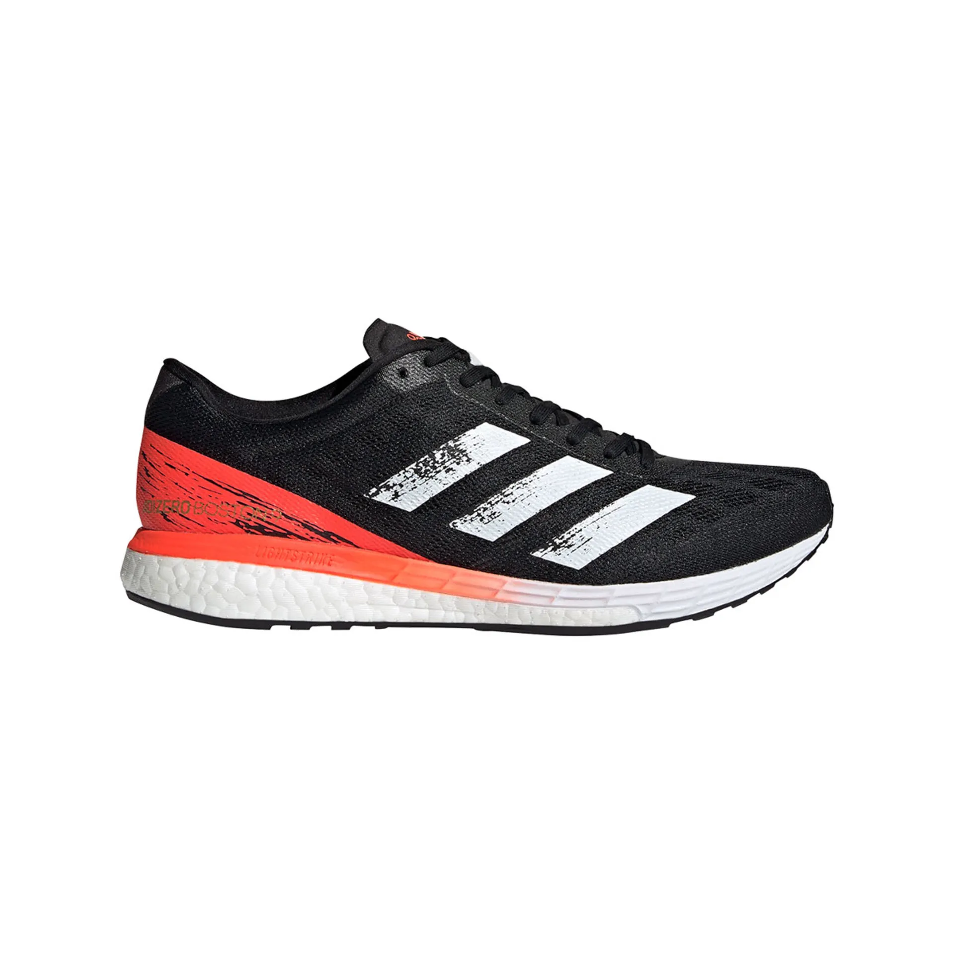 adidas  Adizero Boston 9 Hardloopschoenen Zwart/Wit/Oranje Heren
