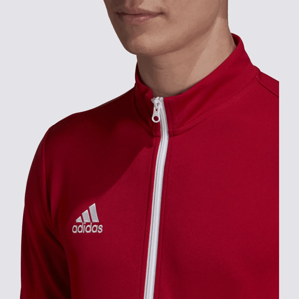 ADIDAS ENTRADA 22 TRAININGSVEST HEREN  ROOD