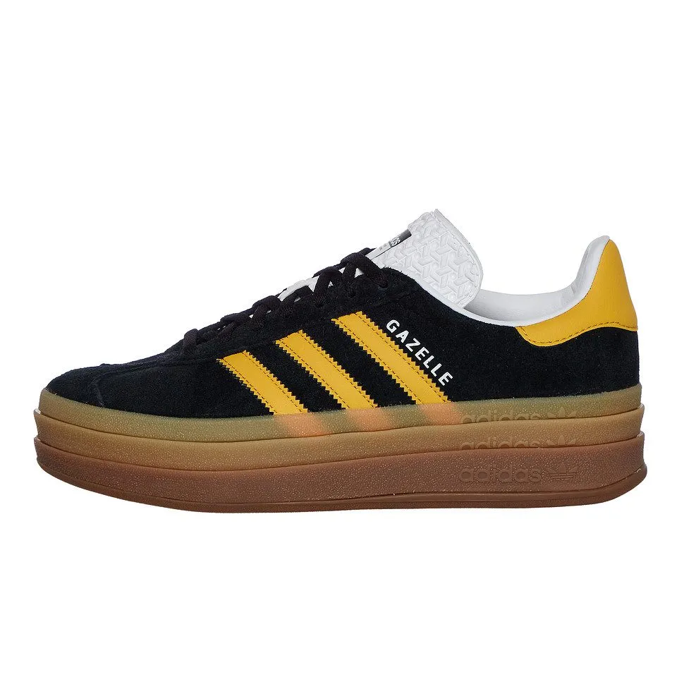 adidas Gazelle Bold W Core Black / Bold Gold / Footwear White (IE0422)
