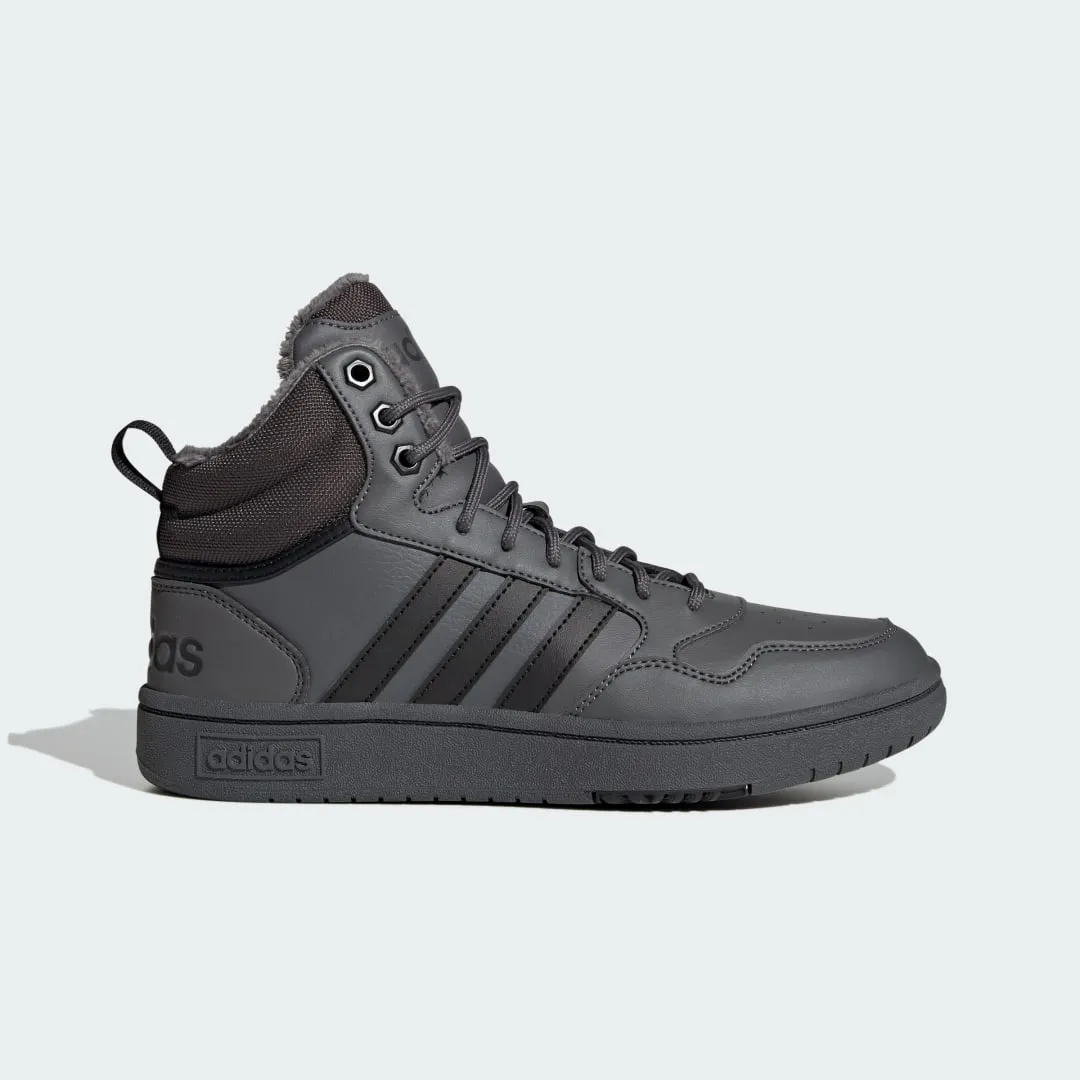adidas Hoops 3.0 Mid Lifestyle Basketball Classic Winterschoenen Grey Five / Core Black / Carbon (GZ6683)