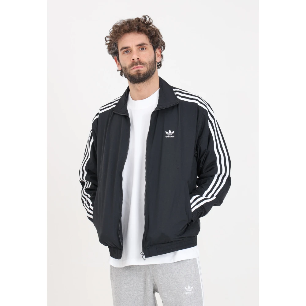 ADIDAS ORIGINALS 3STRIPES WOVEN FIREBIRD TRAININGSJACK TRAININGSJASSEN HEREN BLACK MAAT: XXL BESCHIKBARE MAATEN:S M L XL XXL