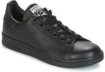 Adidas Originals Stan Smith J leren sneakers zwart