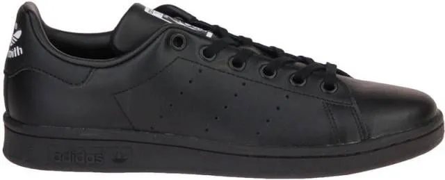 Adidas Originals Stan Smith J leren sneakers zwart