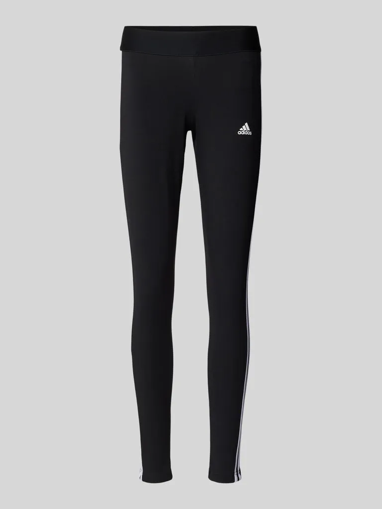 ADIDAS SPORTSWEAR Sportlegging met labelprint in zwart