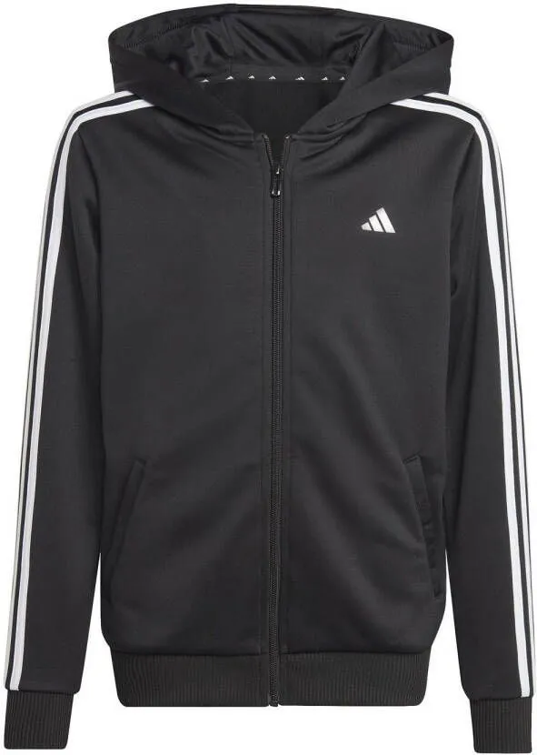 Adidas Sportswear Trainingsjack TRAIN ESSENTIALS AEROREADY 3STREPEN REGULARFIT CAPUCHONJACK