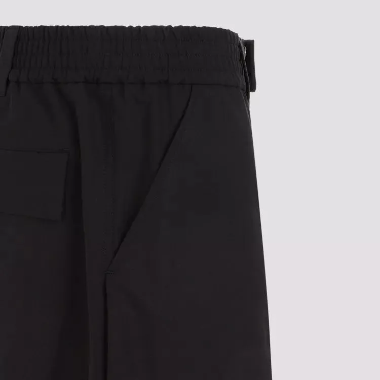 Alexander McQueen  Black Cotton Cargo Pants Black