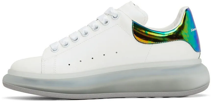 Alexander McQueen White & Multicolor Oversized Sneakers (610812WIBS14535)