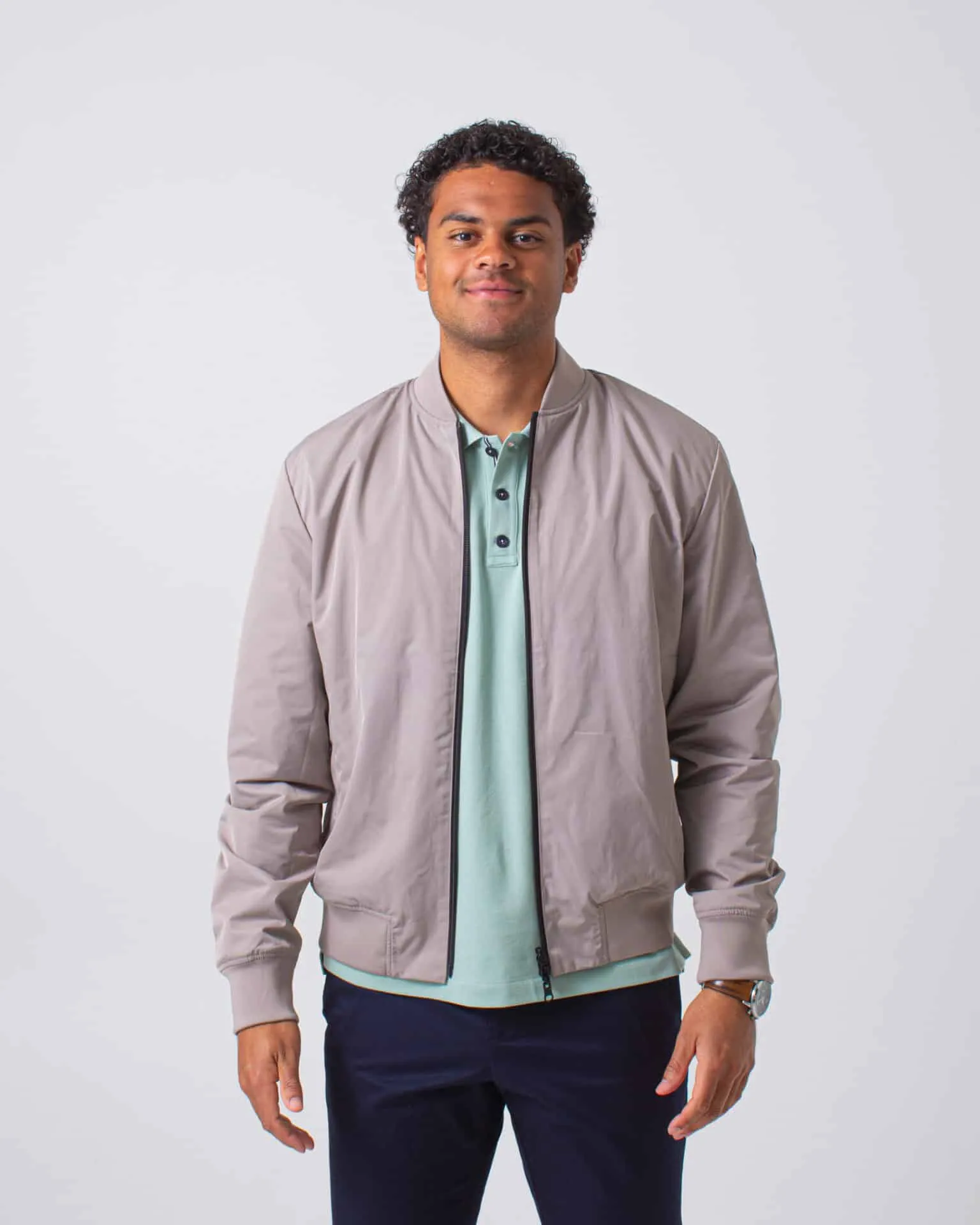 AlphaTauri Omigo Short Jacket Taupe