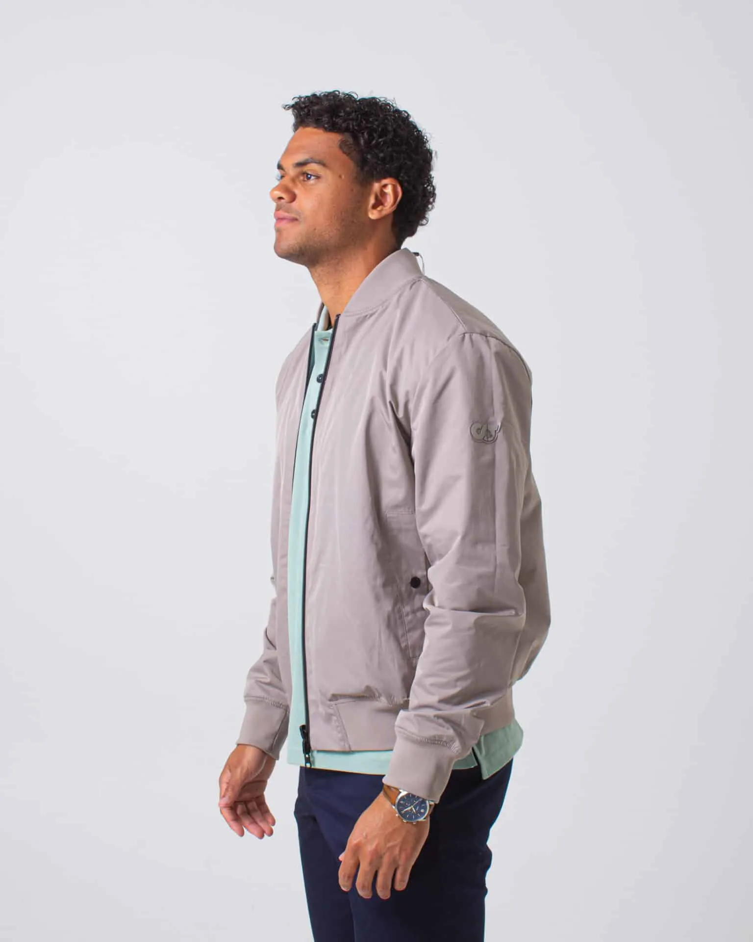 AlphaTauri Omigo Short Jacket Taupe