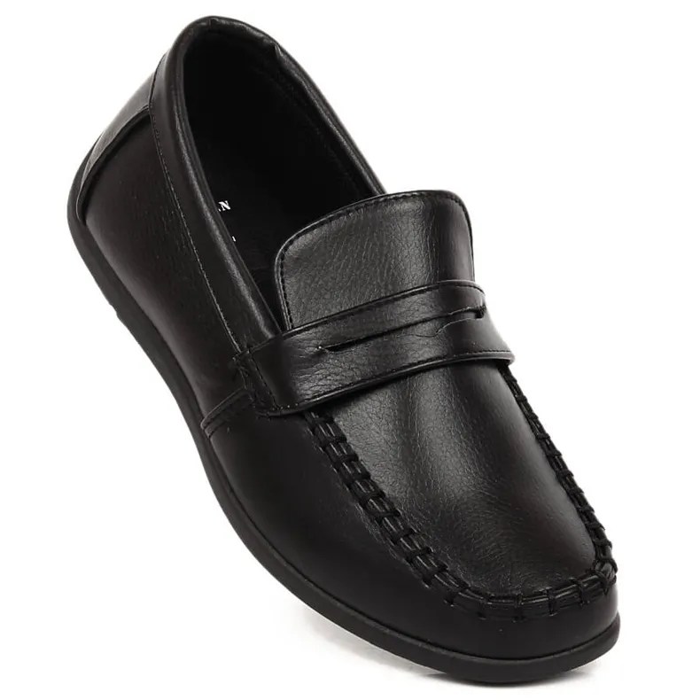 American Club 53/23 zwarte mocassins voor jongens