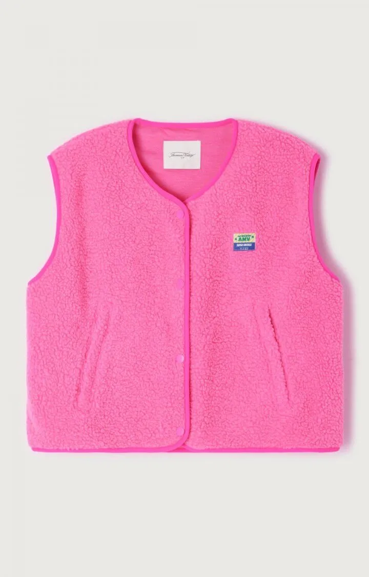 American Vintage HOK16BH vest Pink acid chine