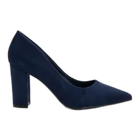 Anesia Paris Marineblauwe pumps