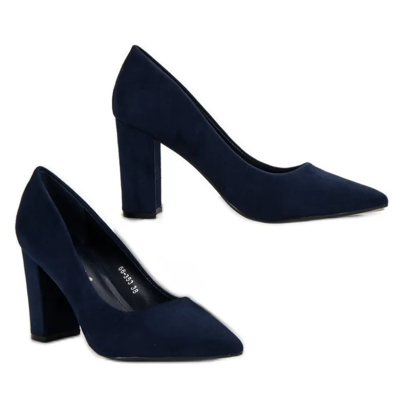 Anesia Paris Marineblauwe pumps