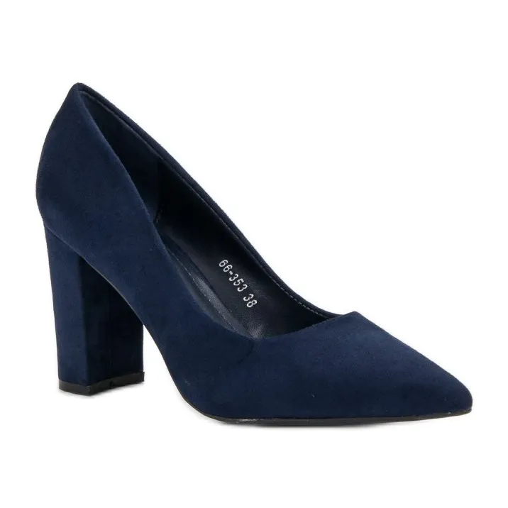 Anesia Paris Marineblauwe pumps