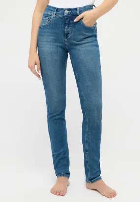 Angels Jeanswear Skinny Jeans - Mid Blue Used