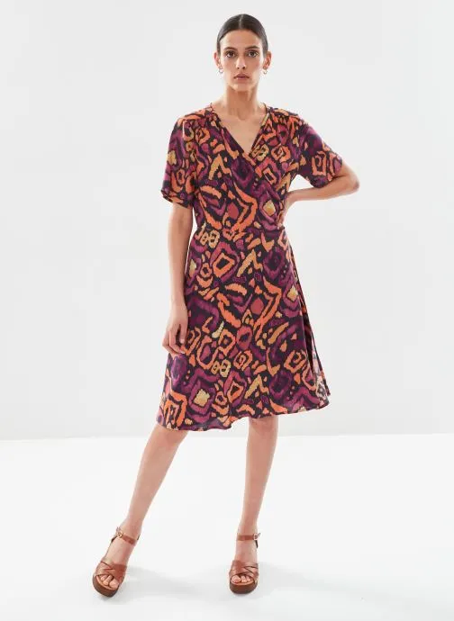      BYOUNG BYMMJOELLA WRAP DRESS 3   MULTICOLOR   