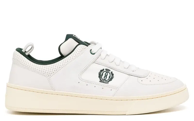 BALLY RIVIERA SNEAKERS WITDONKERGROEN