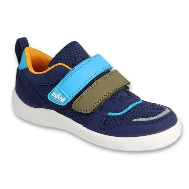 Befado kinderschoenen marineblauw/oranje 452X005