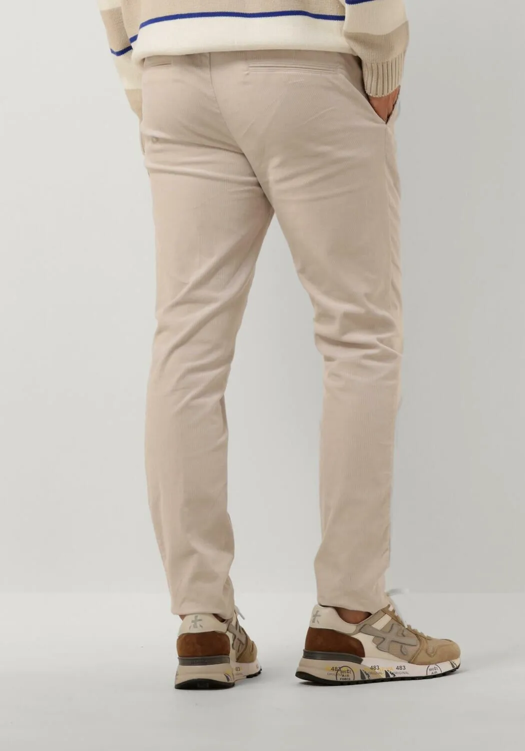 beige profuomo pantalon sportcord