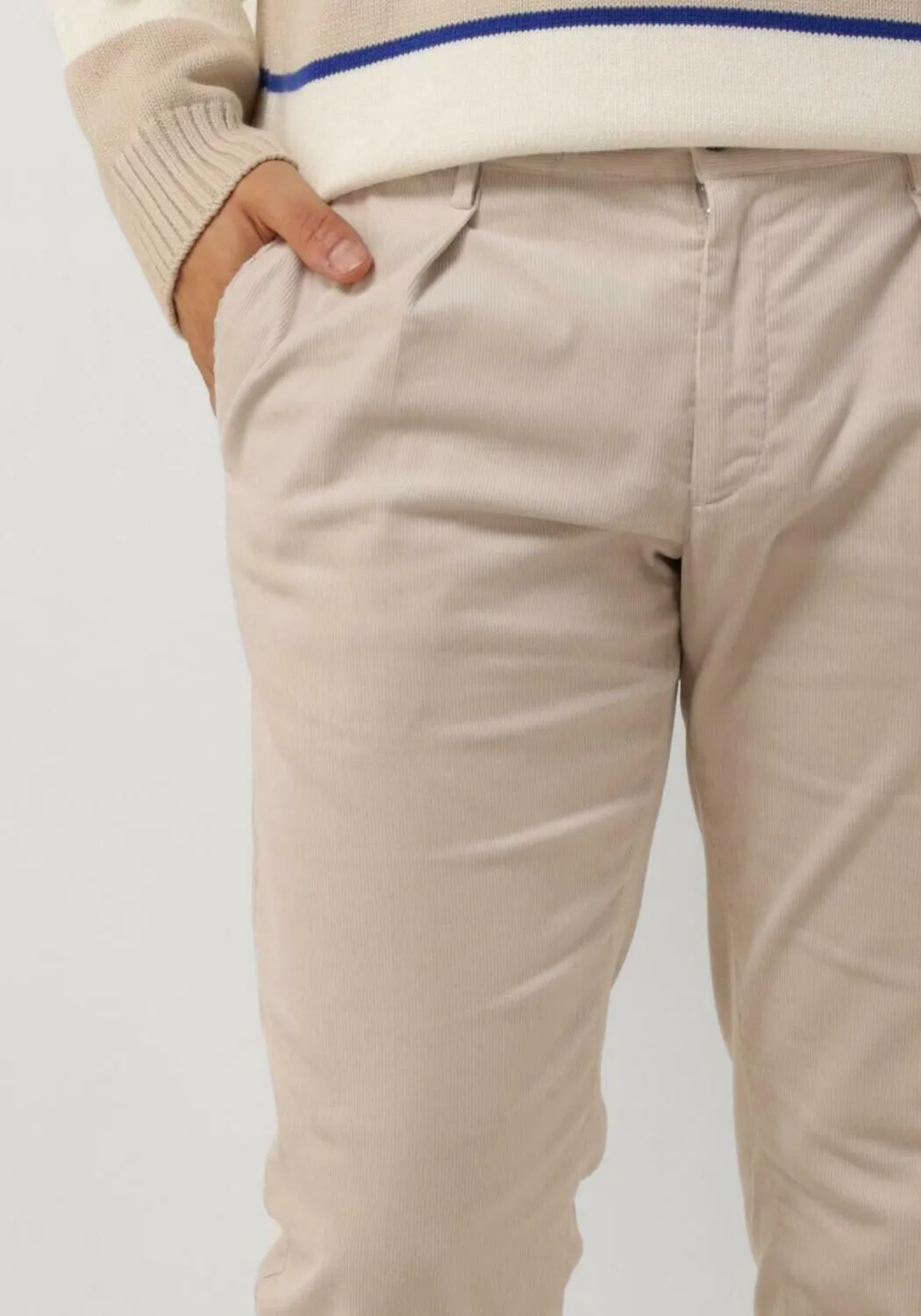 beige profuomo pantalon sportcord