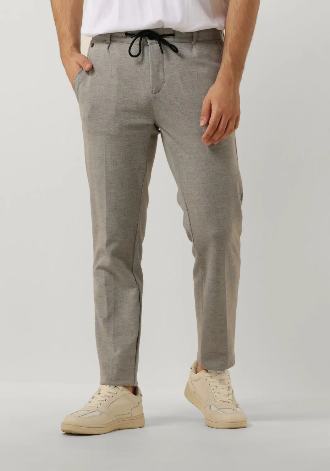 beige vanguard pantalon chino linen