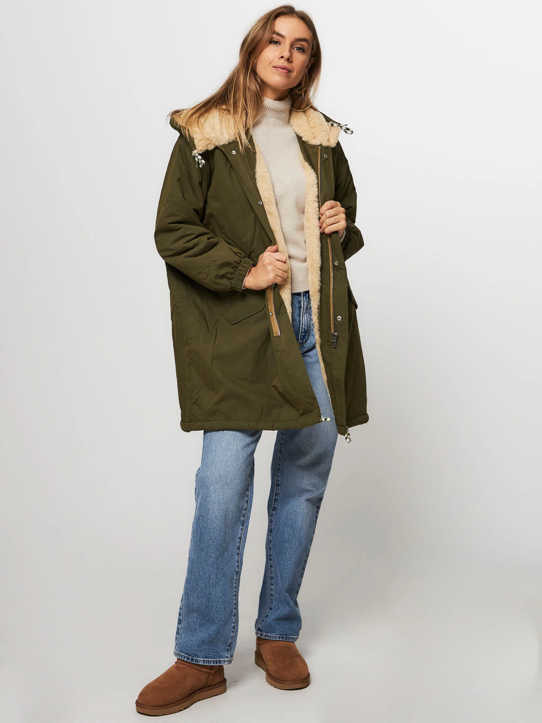 Bellerose Laos, katoenmix parka