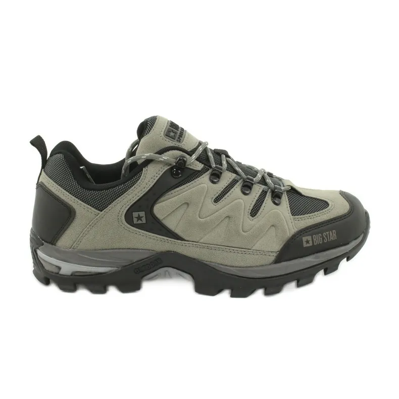 Big Star trekking heren GG174281 zwart grijs