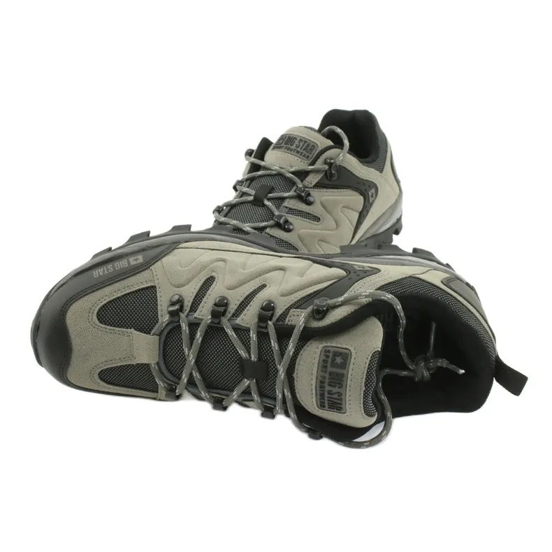 Big Star trekking heren GG174281 zwart grijs