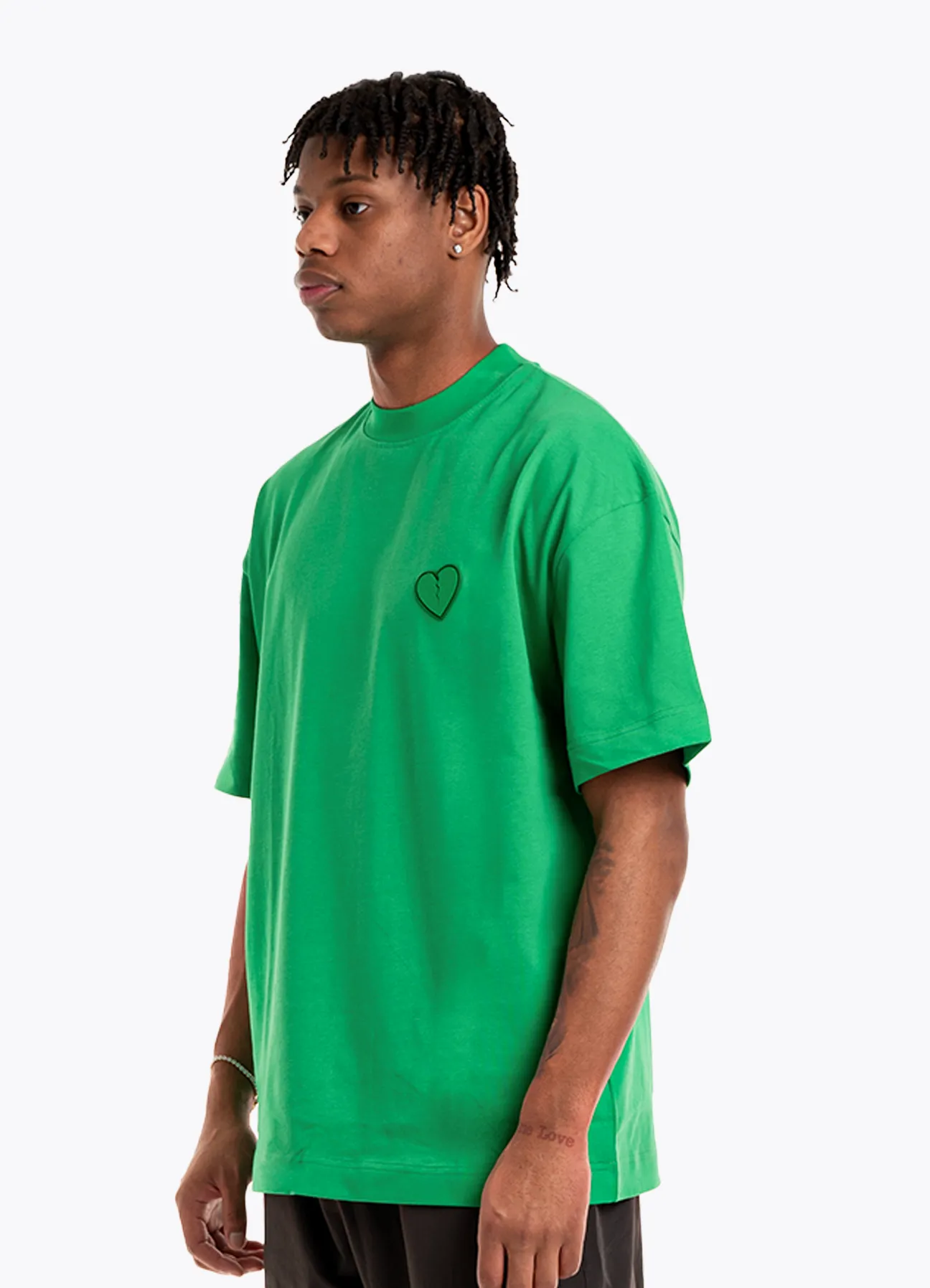 BILLION AND BEYOND  BASIC TEE GREEN