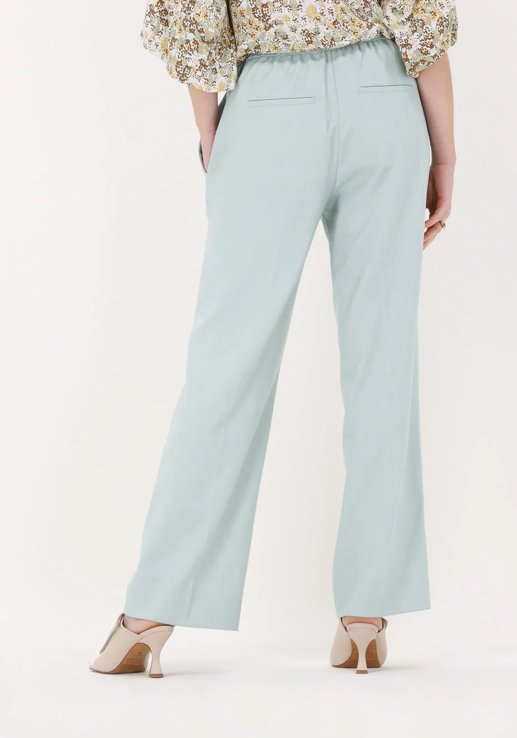 blauwe second female pantalon primula trousers