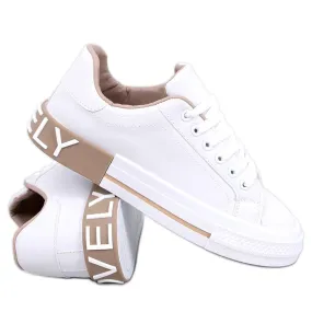 BM Holt Khaki-sneakers voor dames beige