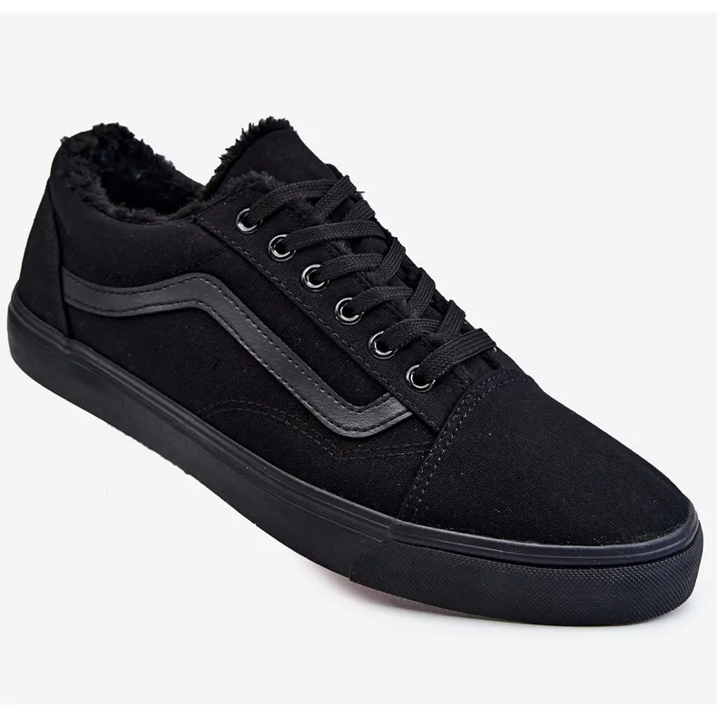 BM Warme sneakers van textiel voor heren Zwart Harry