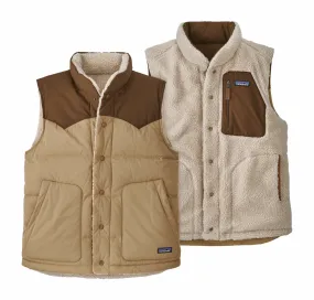 Bodywarmer Patagonia Men Reversible Bivy Down Vest Classic Tan