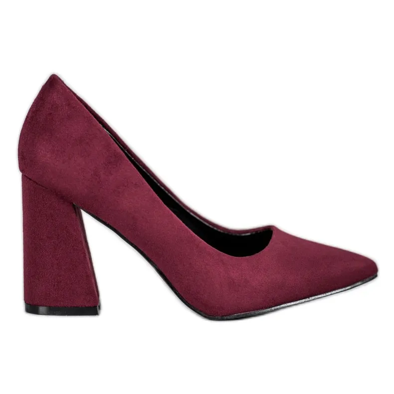 Bourgondische VICES pumps rood