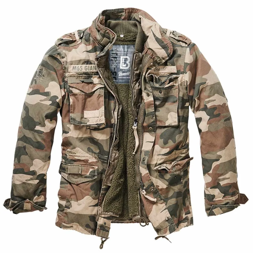 BRANDIT M65 GIANT LIGHT WOODLAND WINTERJAS HEREN