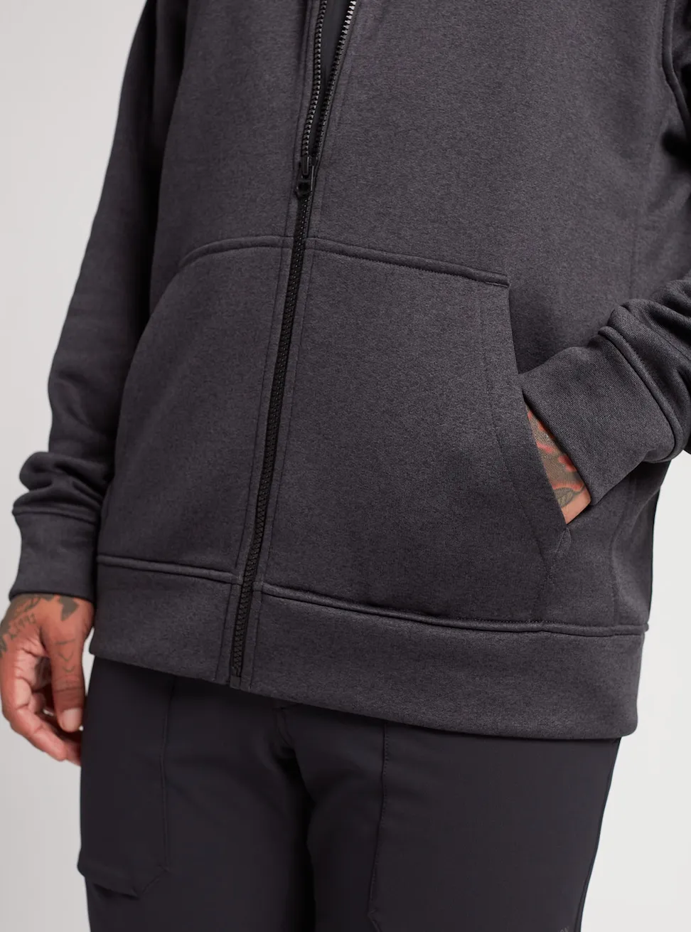 Burton Mens Burton Oak Full_Zip Hoodie