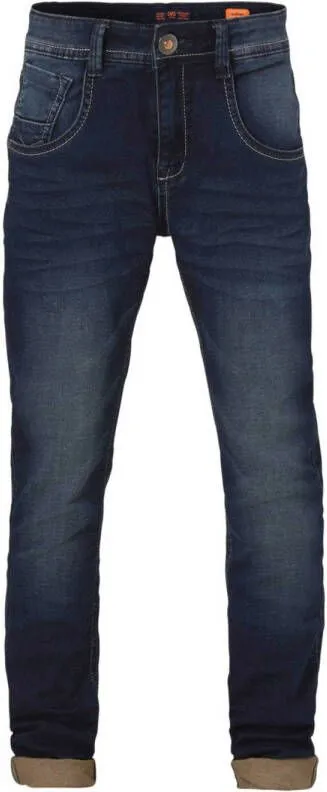 Cars slim fit jog denim Prinze Dark used Blauw Jongens Stretchdenim 110