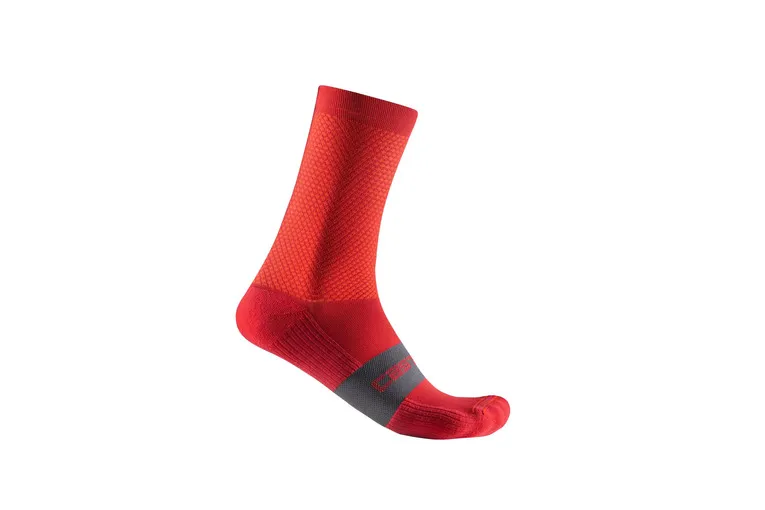 Castelli Espresso 15 zomer fietssok rich red heren