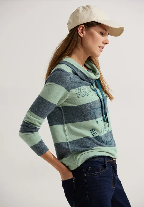 CECIL Shirt met zeer grote kraag