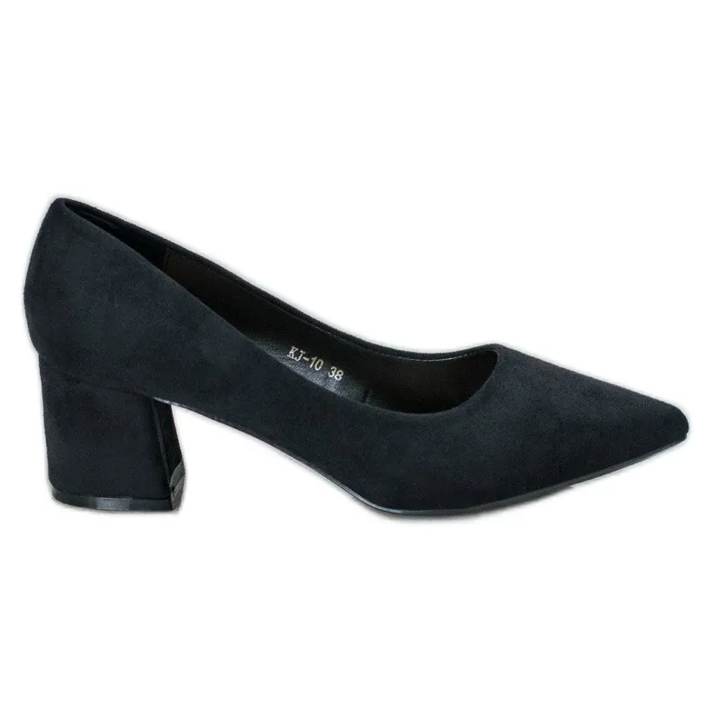 Ch. Creation Zwarte Pumps In Spitz